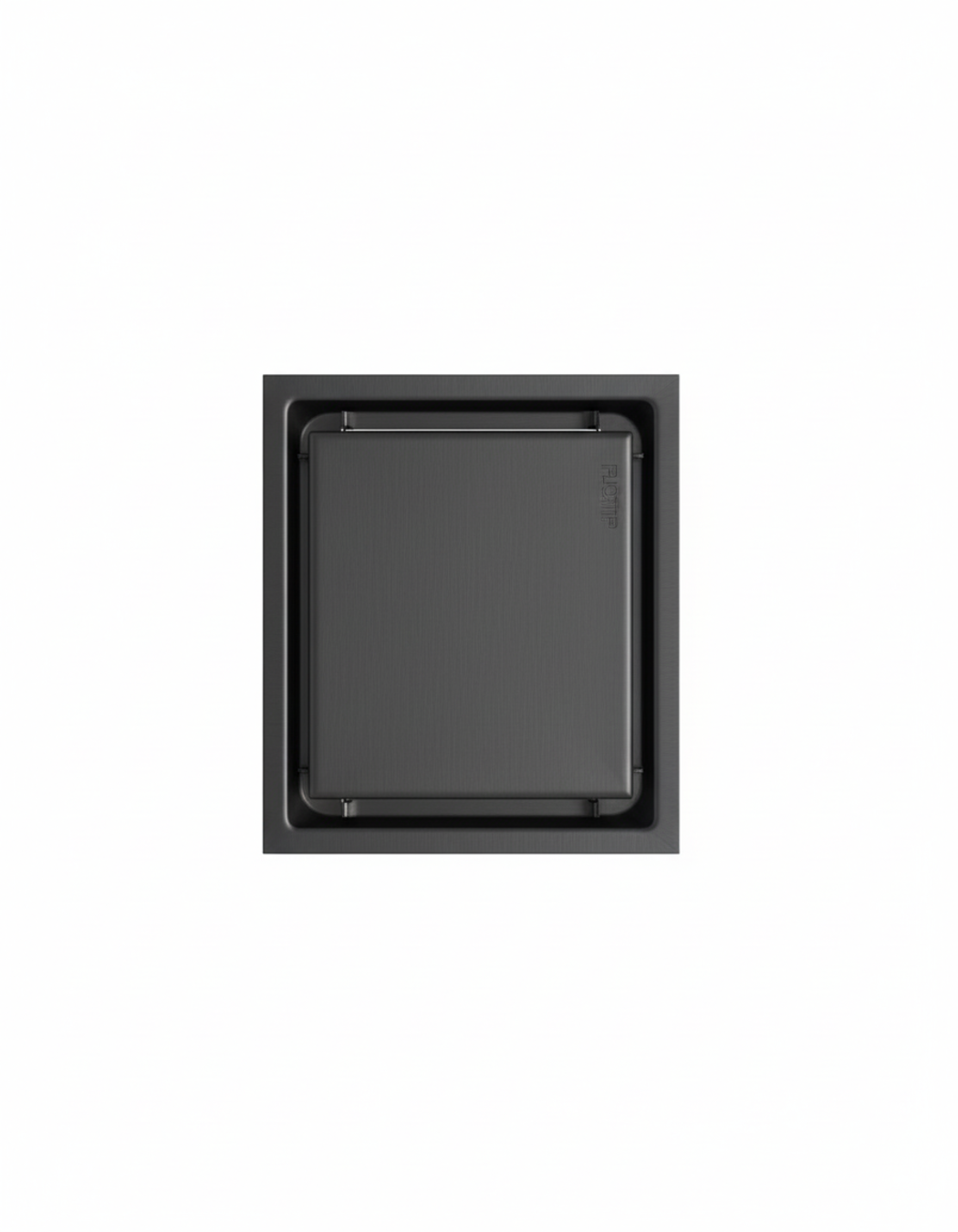 SUMIDERO DECORATIVO - GRIS GRAFITO - SUS304 - 11 CM X 11 CM / 15 CM X 15 CM