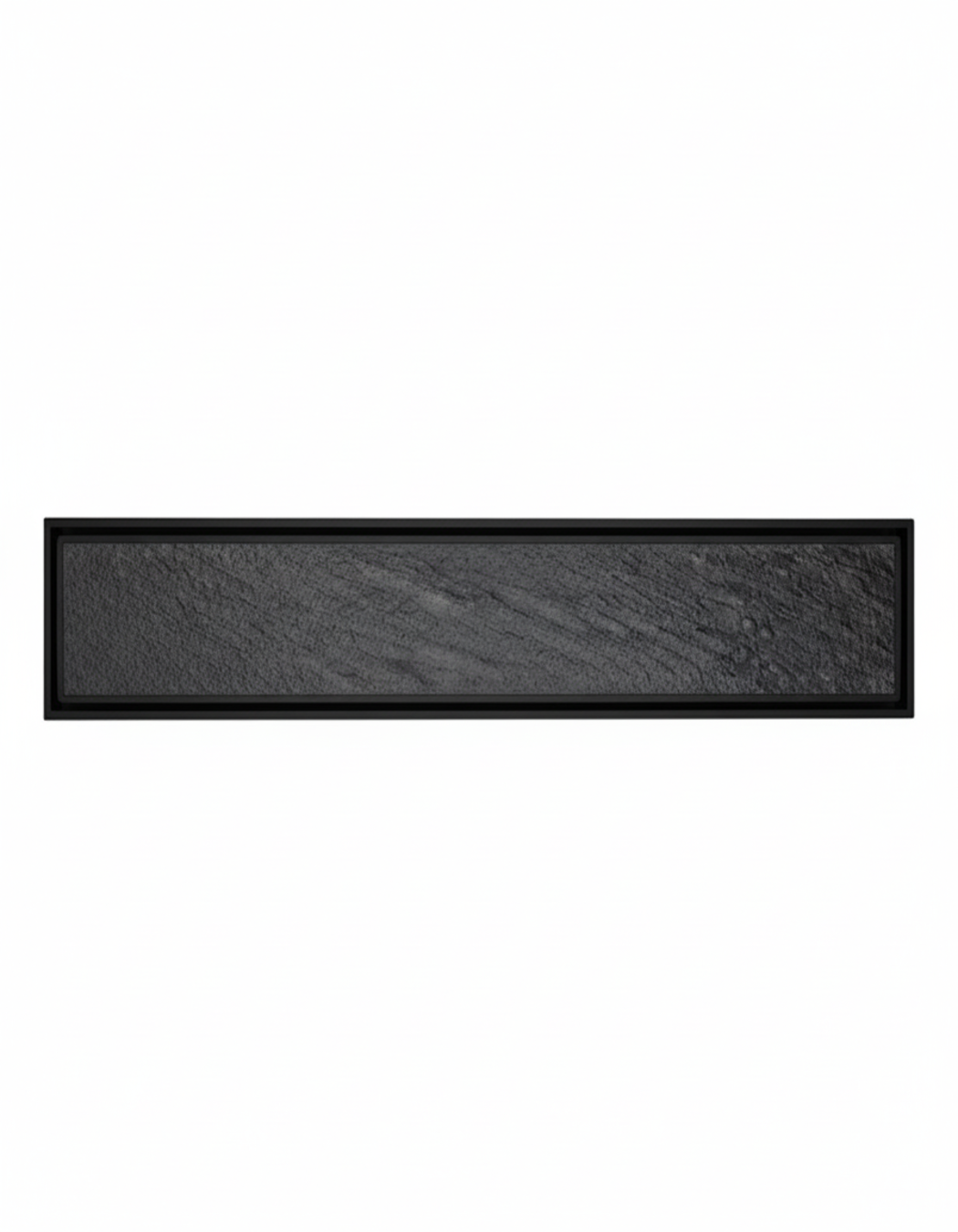SUMIDERO DECORATIVO - NEGRO MATE - SUS304 - 8 CM X (20 CM - 60 CM)