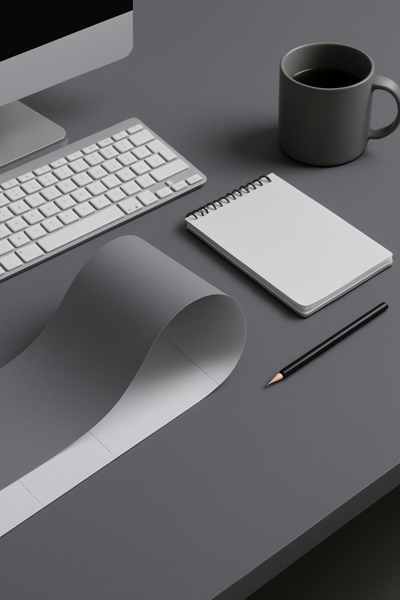 PAPEL VINIL ADHESIVO - 1.22M X 25.00M - GRIS ACERO