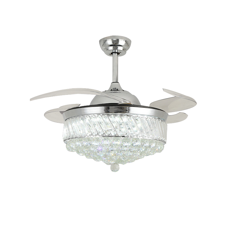 ABANICO DE TECHO 35W 50CM PLATEADO