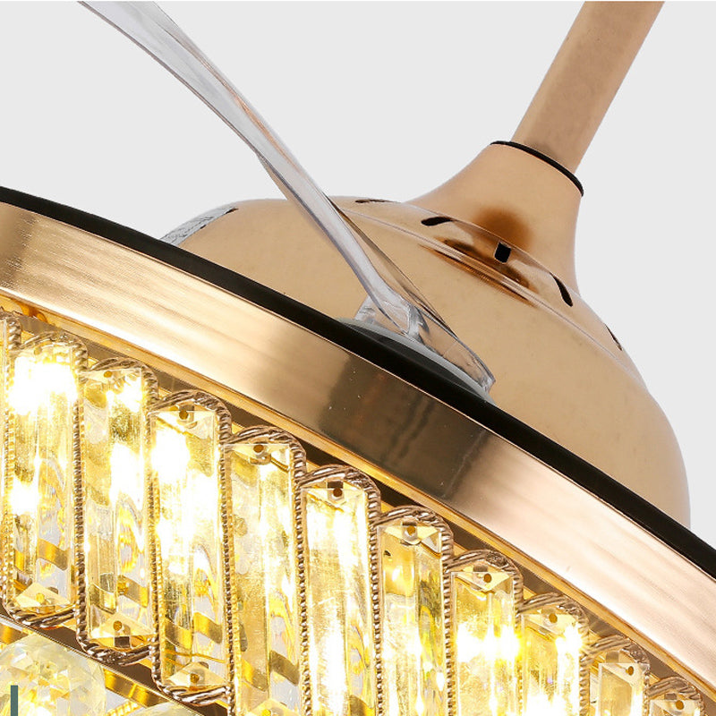 ABANICO DE TECHO 35W 50CM DORADO