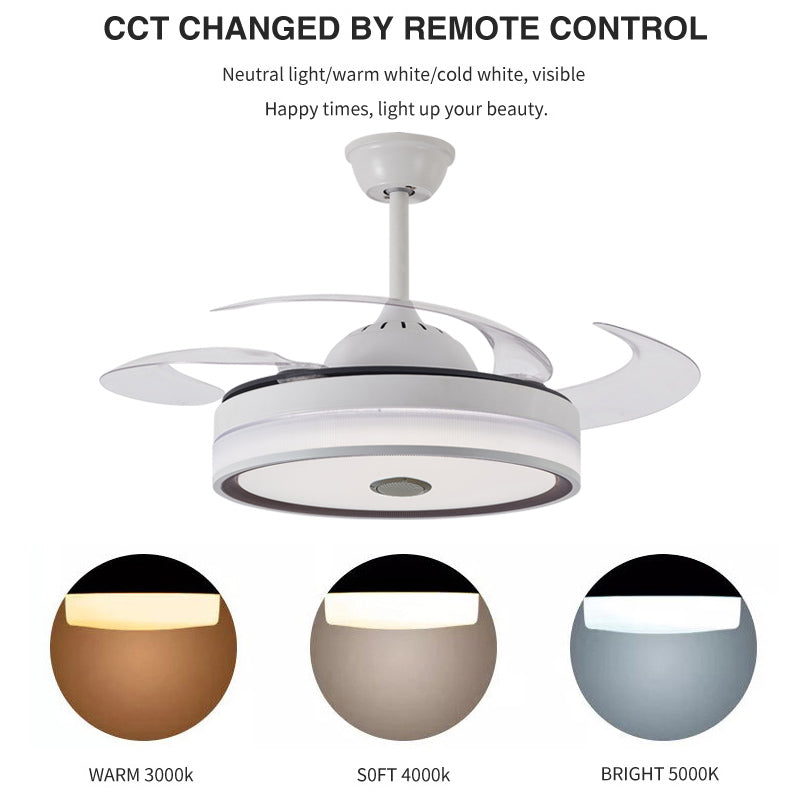 ABANICO DE TECHO 35W 50CM BLANCO