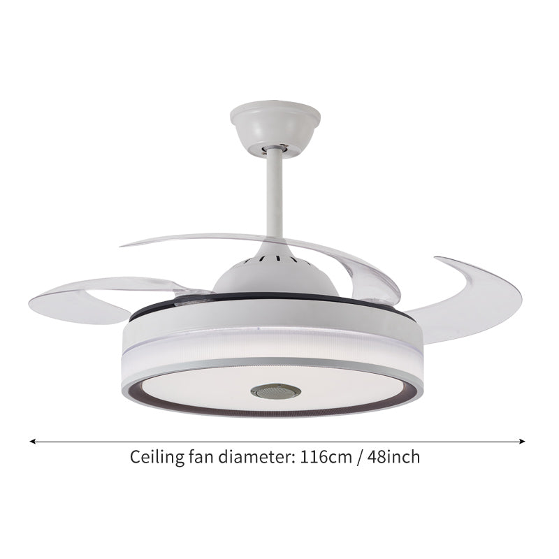 ABANICO DE TECHO 35W 50CM BLANCO