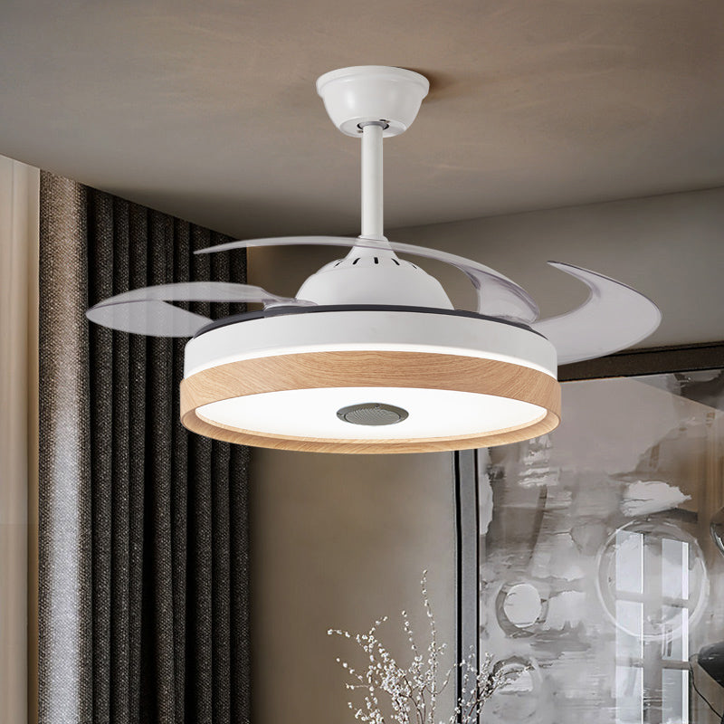 ABANICO DE TECHO 35W 50CM BLANCO/CREMA