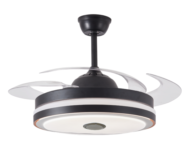 ABANICO DE TECHO 35W 50CM NEGRO DUMB