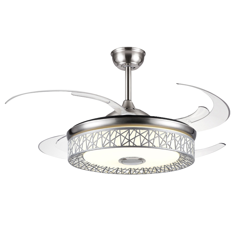 ABANICO DE TECHO 35W 50CM PLATEADO