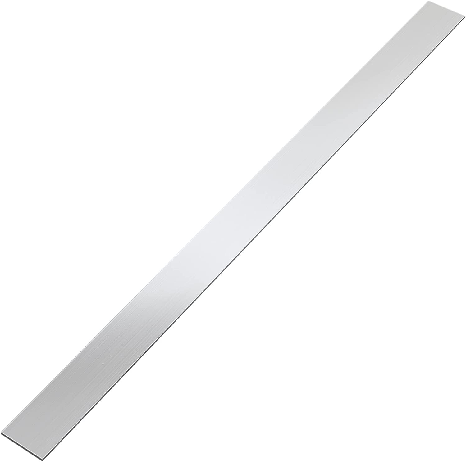 Flexible metal molding Steel Color Mirror 300X10X0.50 cm