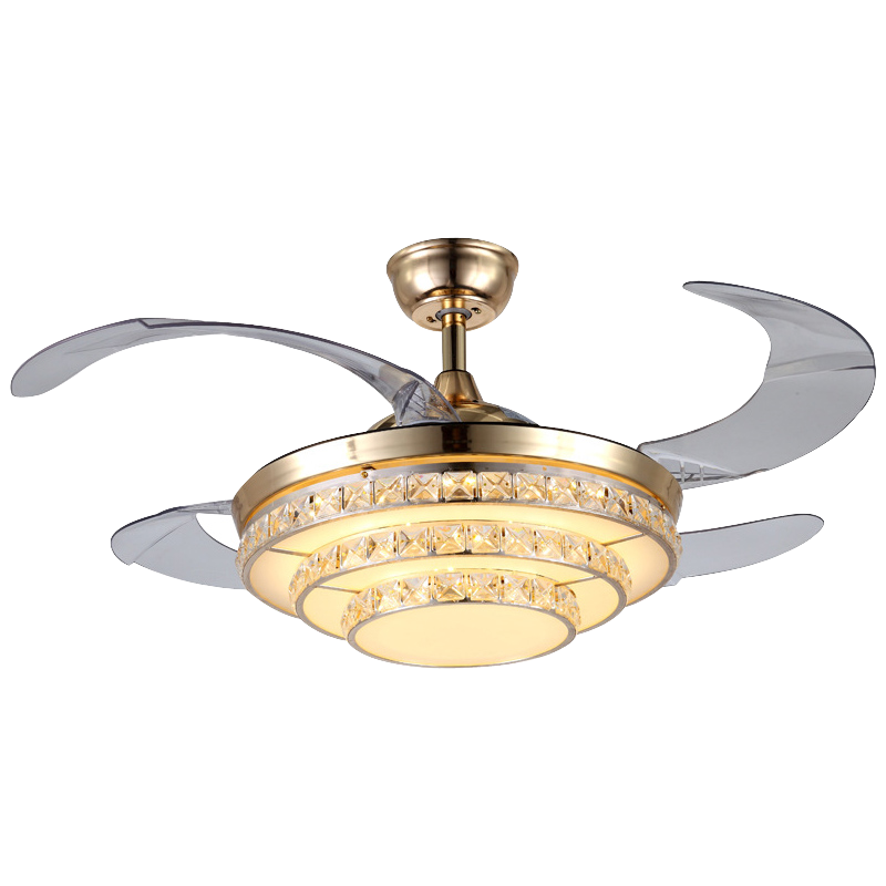 ABANICO DE TECHO 35W 45CM DORADO