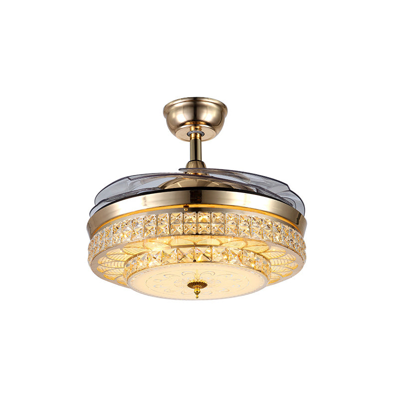 ABANICO DE TECHO 35W 45CM DORADO