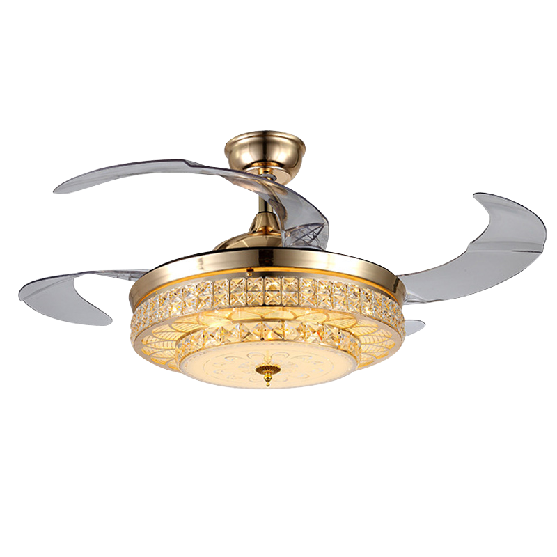 ABANICO DE TECHO 35W 45CM DORADO