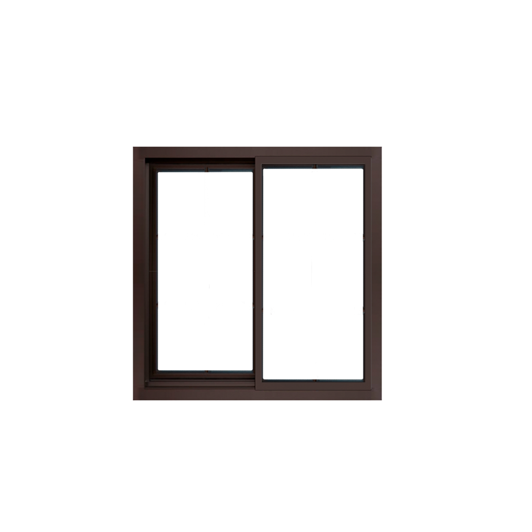 PVC WINDOWS - SMOOTH CHOCOLATES - THICKNESS 80MM