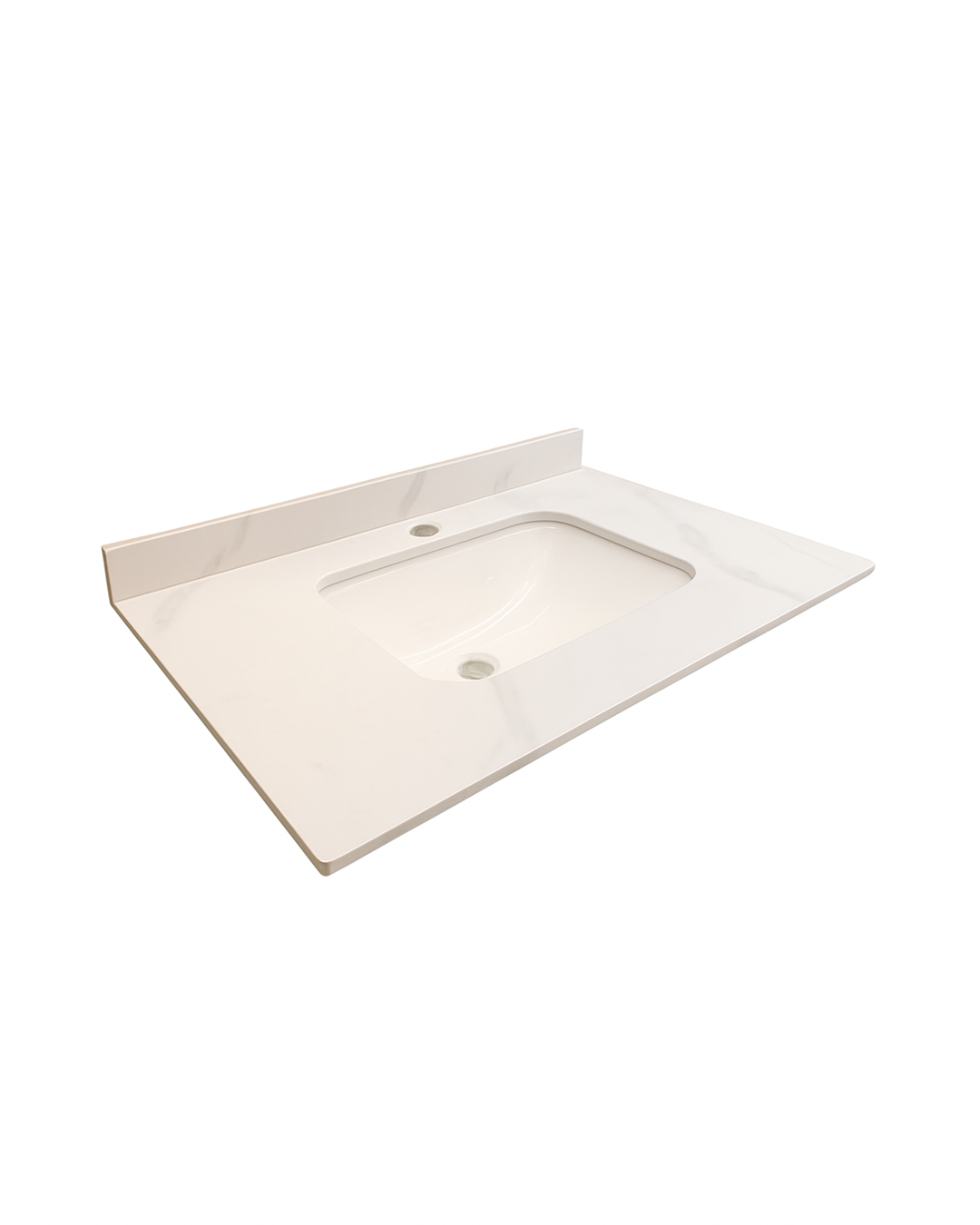 LAVAMANO DE PORCELANA VITRIFICADA - MARMOL BLANCO MATE