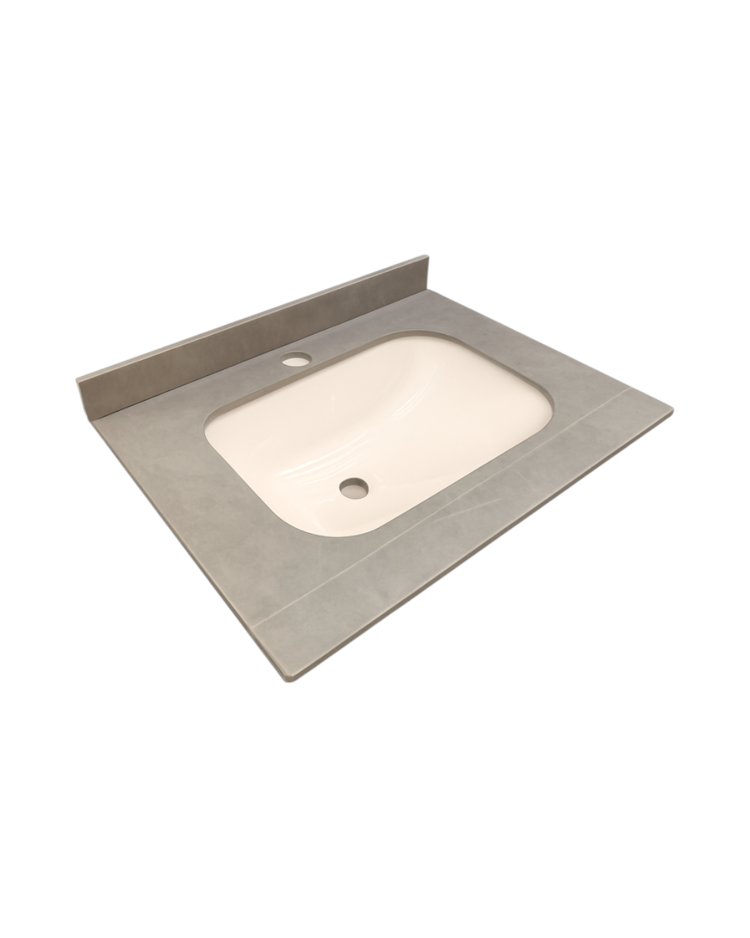 LAVAMANO DE PORCELANA VITRIFICADA - MARMOL GRIS MATE