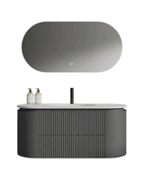 Bathroom Furniture + Aluminum Mirror 60 cm