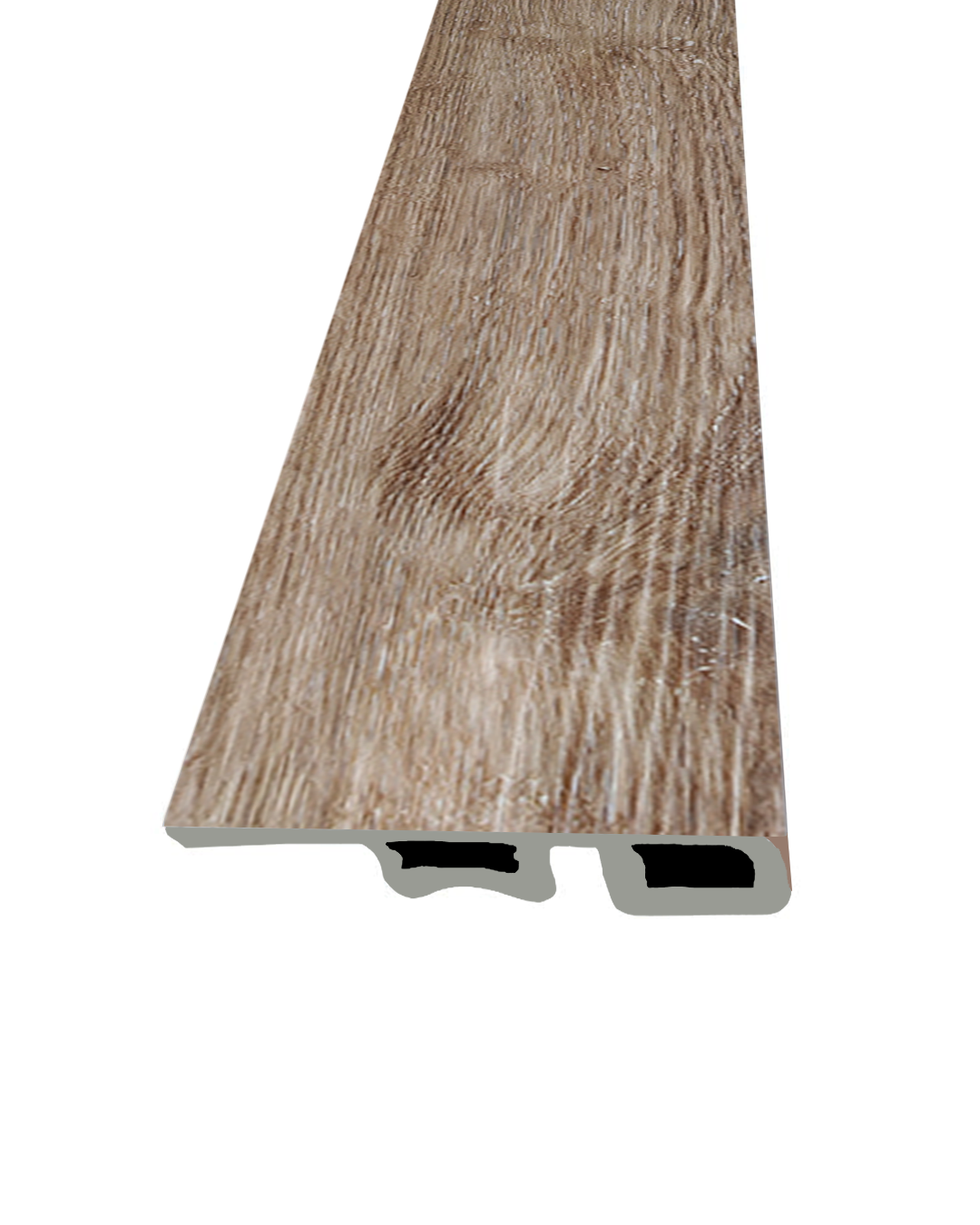 MOLDURA DE TERMINACIÓN DE PVC - 2400X45X6MM - SS-601