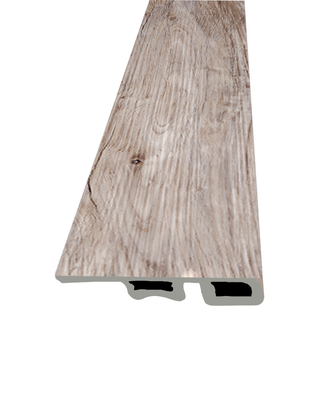 MOLDURA DE TERMINACIÓN DE PVC - 2400X45X6MM - SS-603