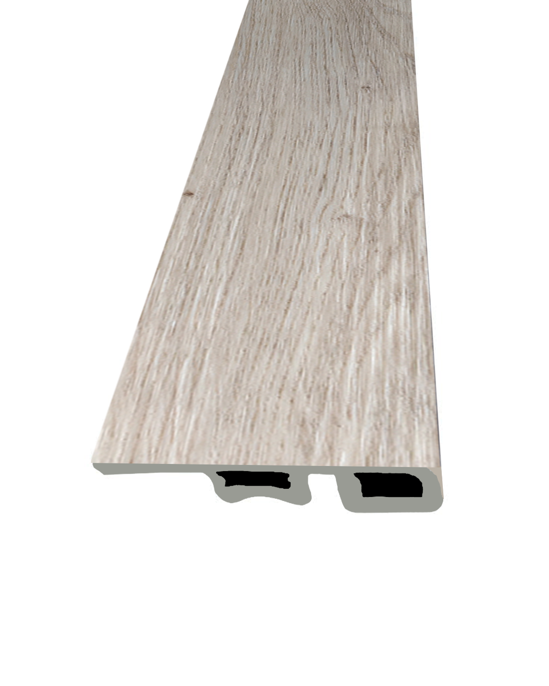 MOLDURA DE TERMINACIÓN DE PVC - 2400X45X6MM - SS-605
