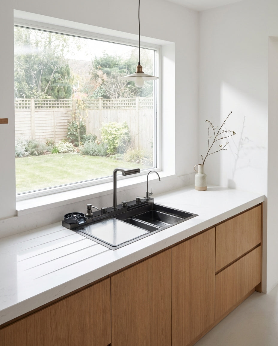 MODERN SINKER - 304 STAINLESS STEEL - SIENA 75 - (750*508*220MM)