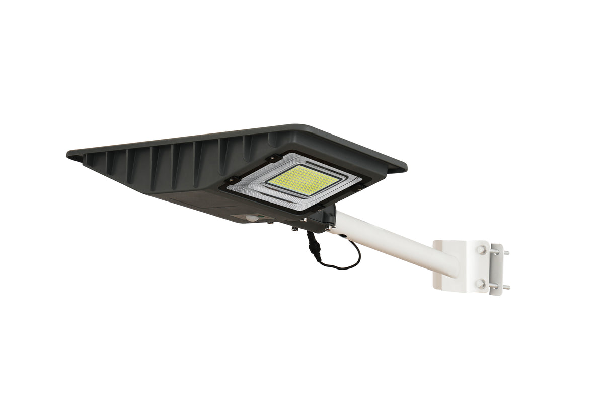 Double 300w Solar Lamp with Built-in Solar Panel + Installation Base