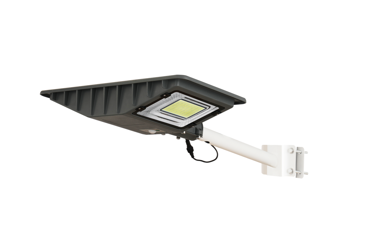 Double 300w Solar Lamp with Built-in Solar Panel + Installation Base