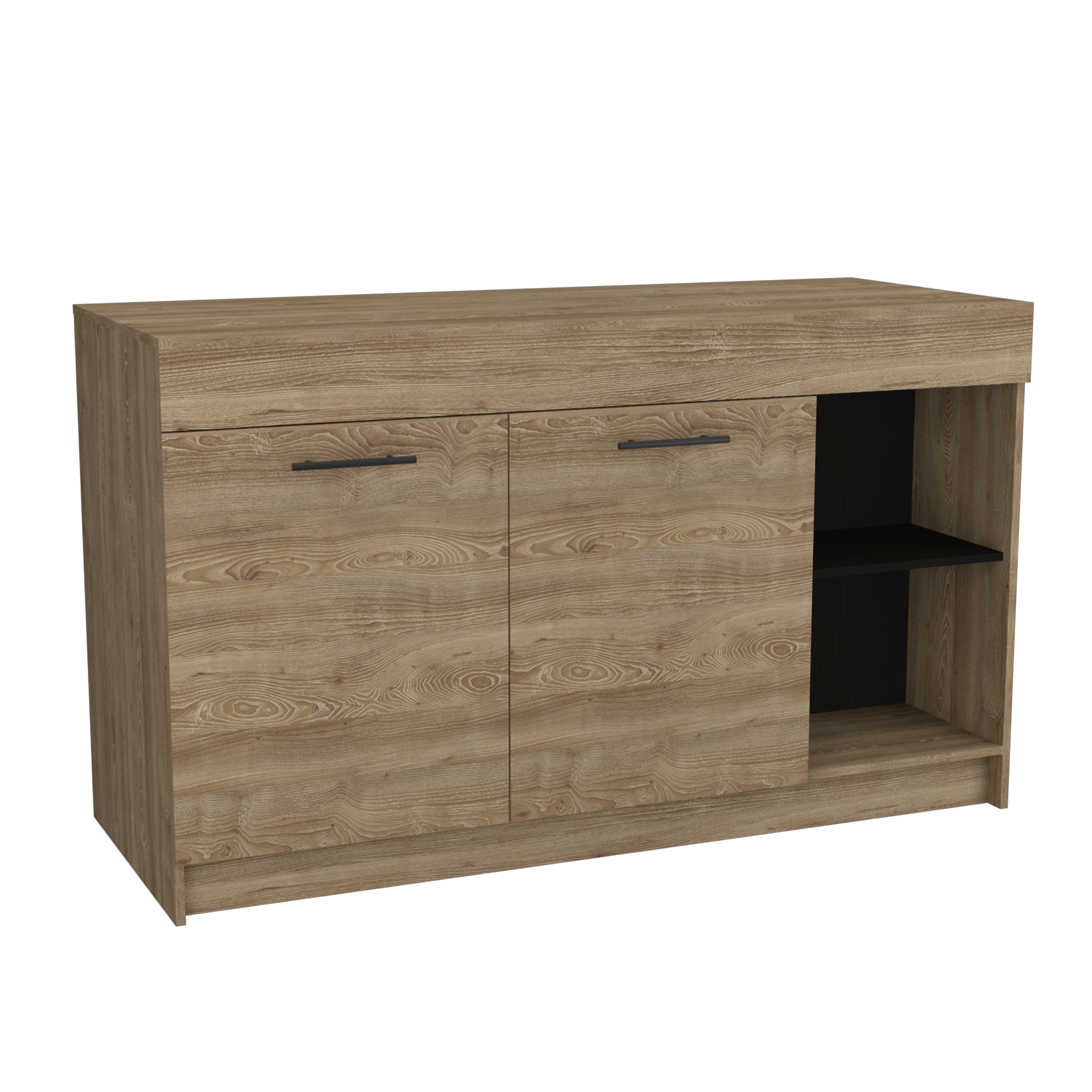 BARRA COCINA LUNA 90X15 MIEL+WENGUE