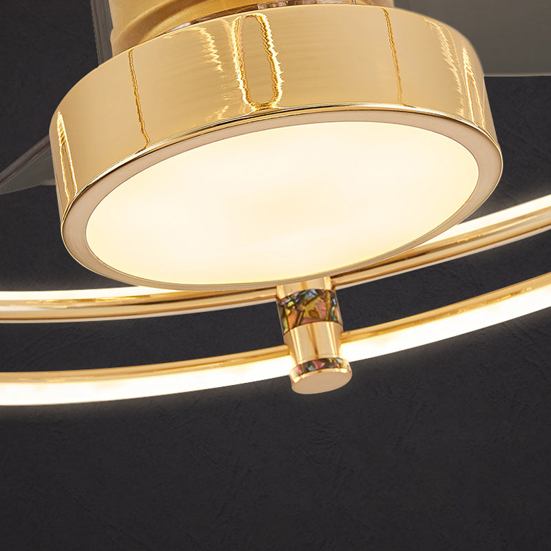 ABANICO DE TECHO 42W 64CM DORADO