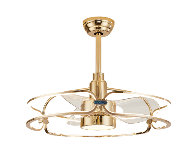 ABANICO DE TECHO 42W 64CM DORADO