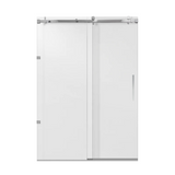 PUERTA DE DUCHA - VIDRIO TEMPLADO 8MM - ACCESORIO ALUMINIO