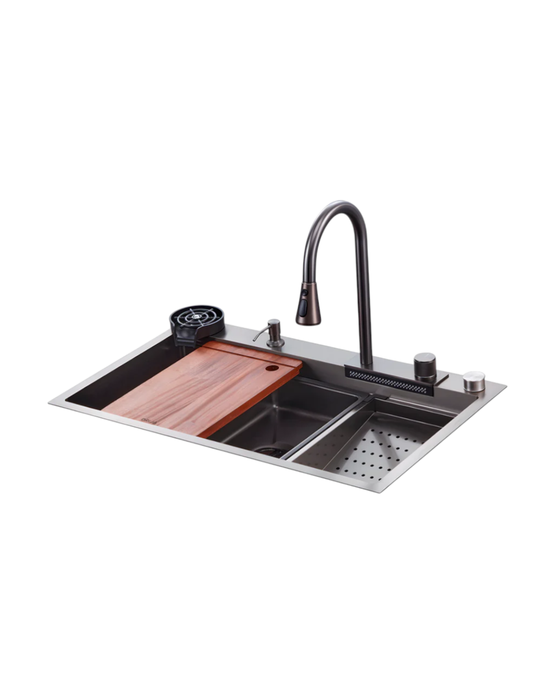 MODERN SINKER - 304 STAINLESS STEEL - SIENA 75 - (750*508*220MM)