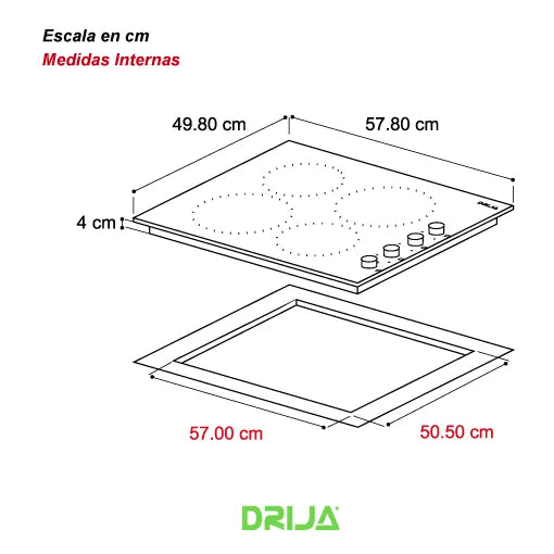Estufa Eléctrica Bari 60