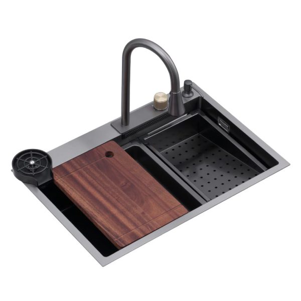 MODERN SINKER - 304 STAINLESS STEEL - SIENA 75 - (750*508*220MM)