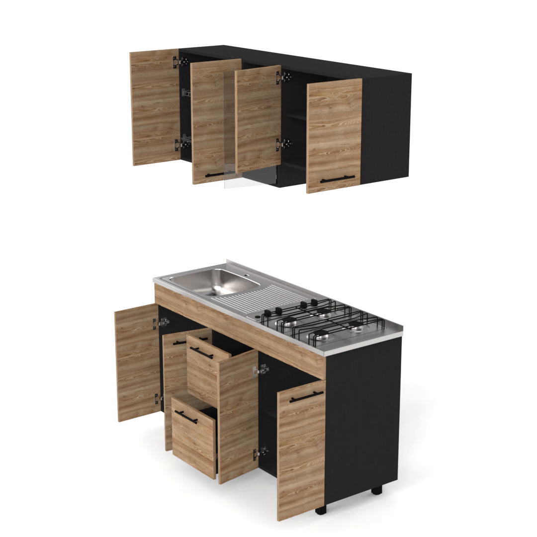Luna Integral Kitchen, Includes Mesón Izquierdo