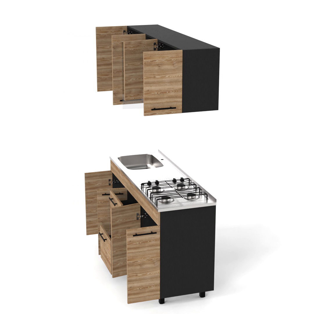 Luna Integral Kitchen, Includes Mesón Izquierdo