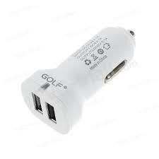 ADAPTADOR DE CARRO 2 USB GOLF