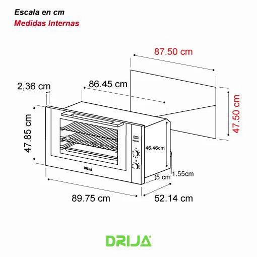 América 90 Electric Built-In Oven