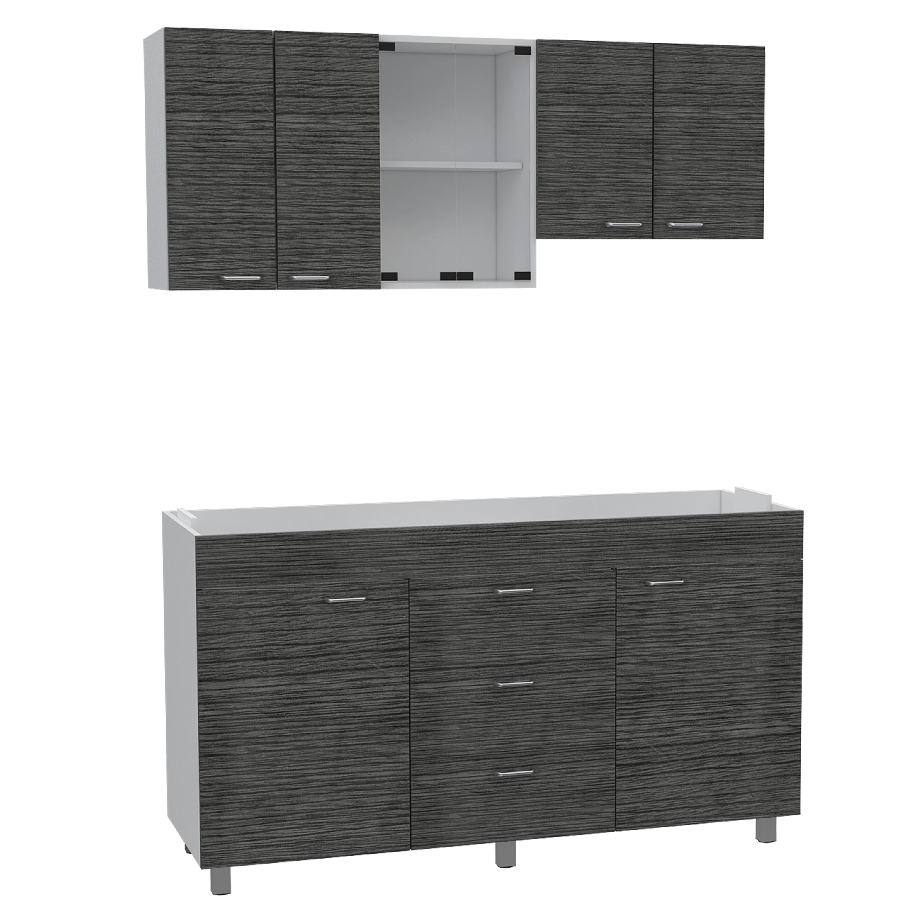 COCINA 1.50 LUMINA (M.SOCODA IZQ) (3C) BL/R