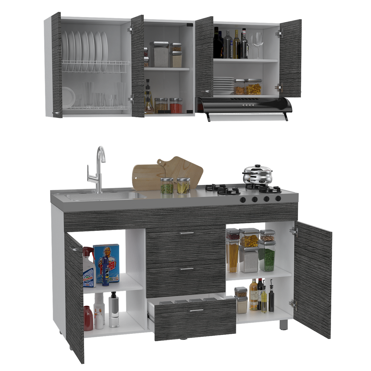 Lumina Integral Kitchen, Includes Left Mesón