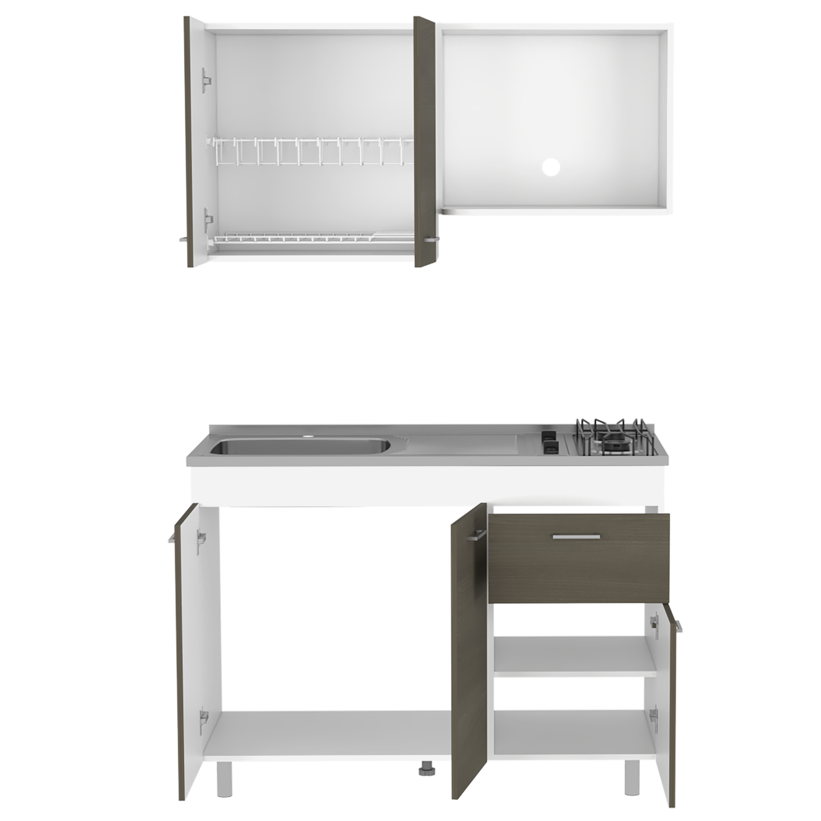 COCINA 120 ROSSI (M.IZQ) (4C) BLANCO MQZ