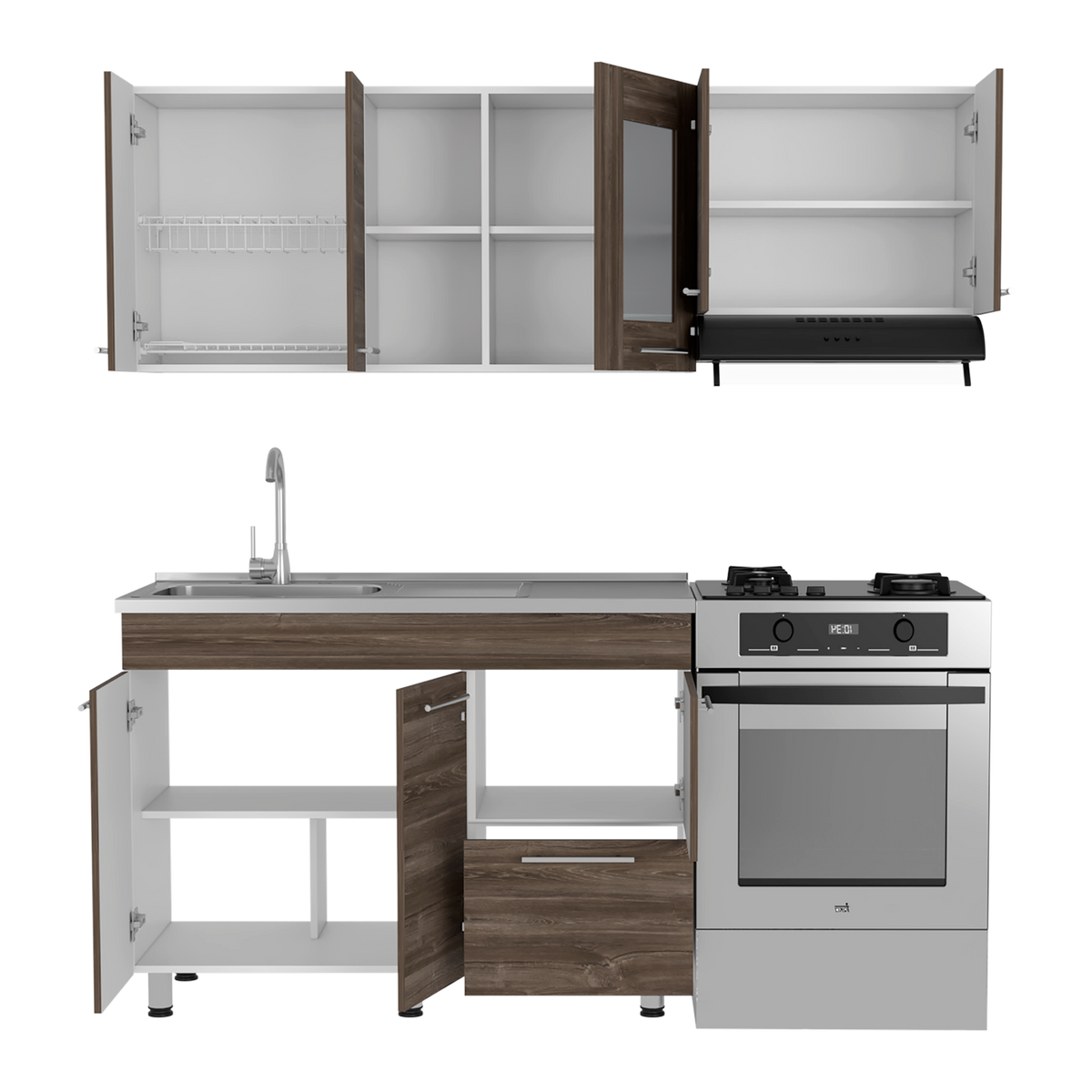 Kira Integral Kitchen, Includes Mesón Izquierdo Hc