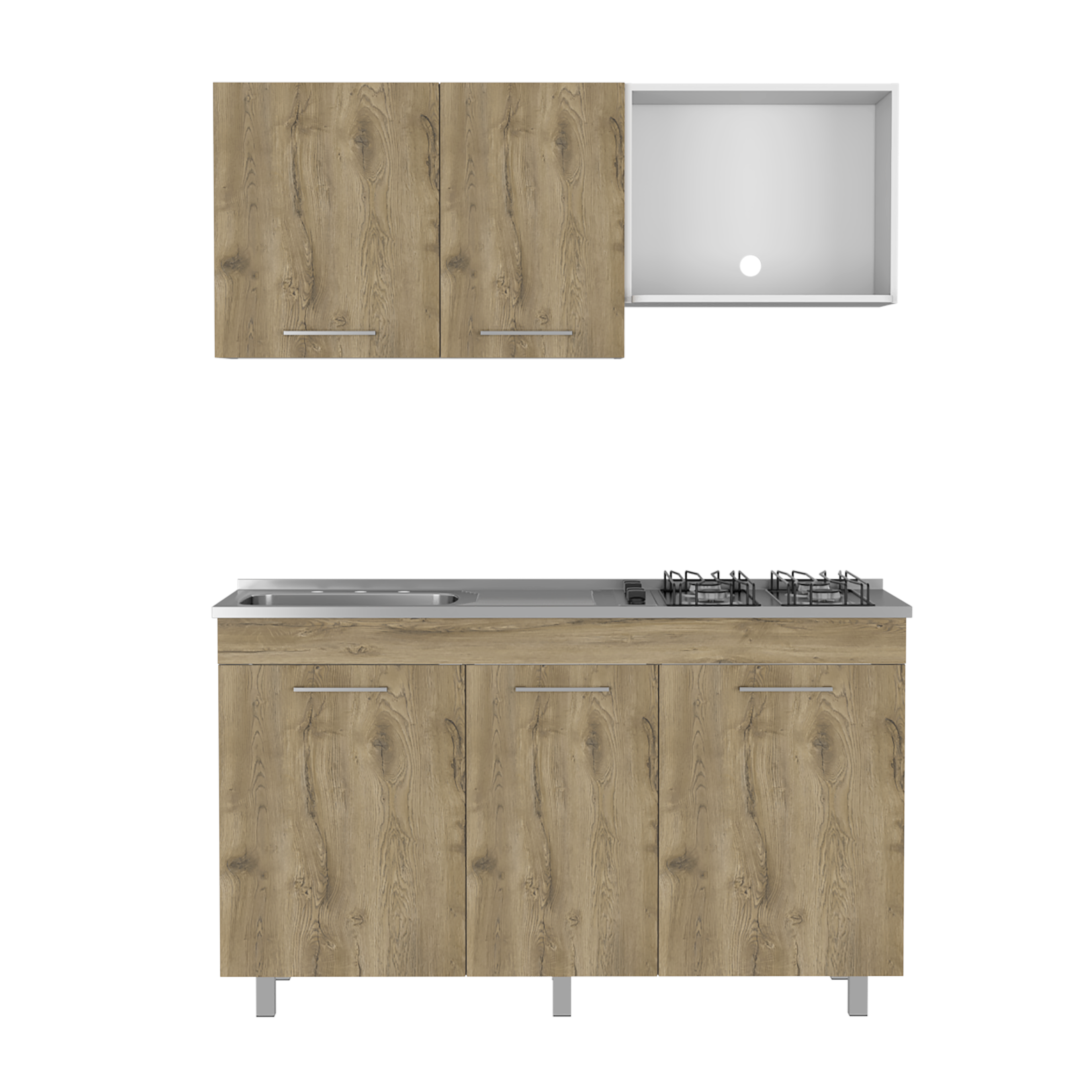 COCINA 1.50 MIRO LTE (M.IZQ) (3C) BLANCO