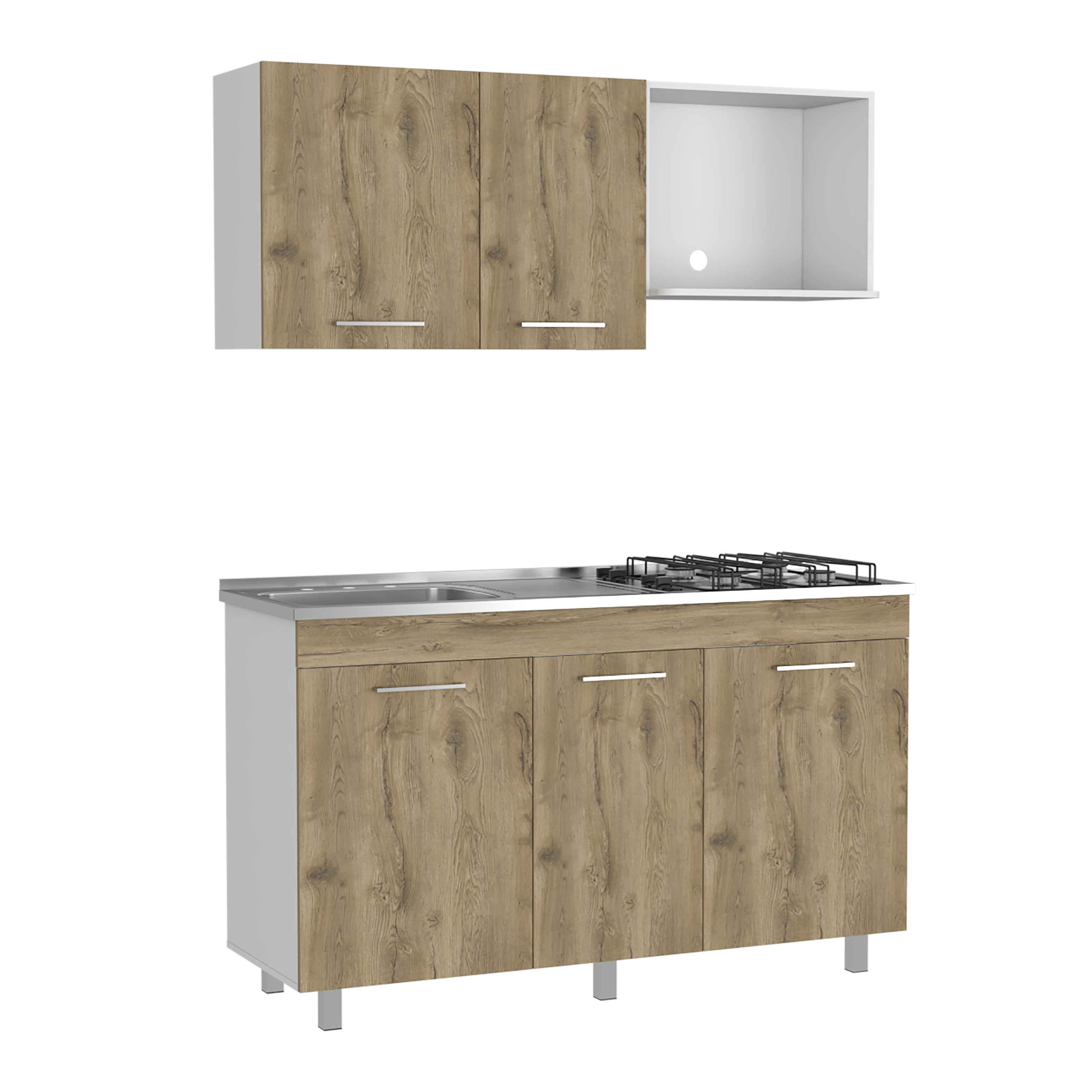 COCINA 1.50 MIRO LTE (M.IZQ) (3C) BLANCO