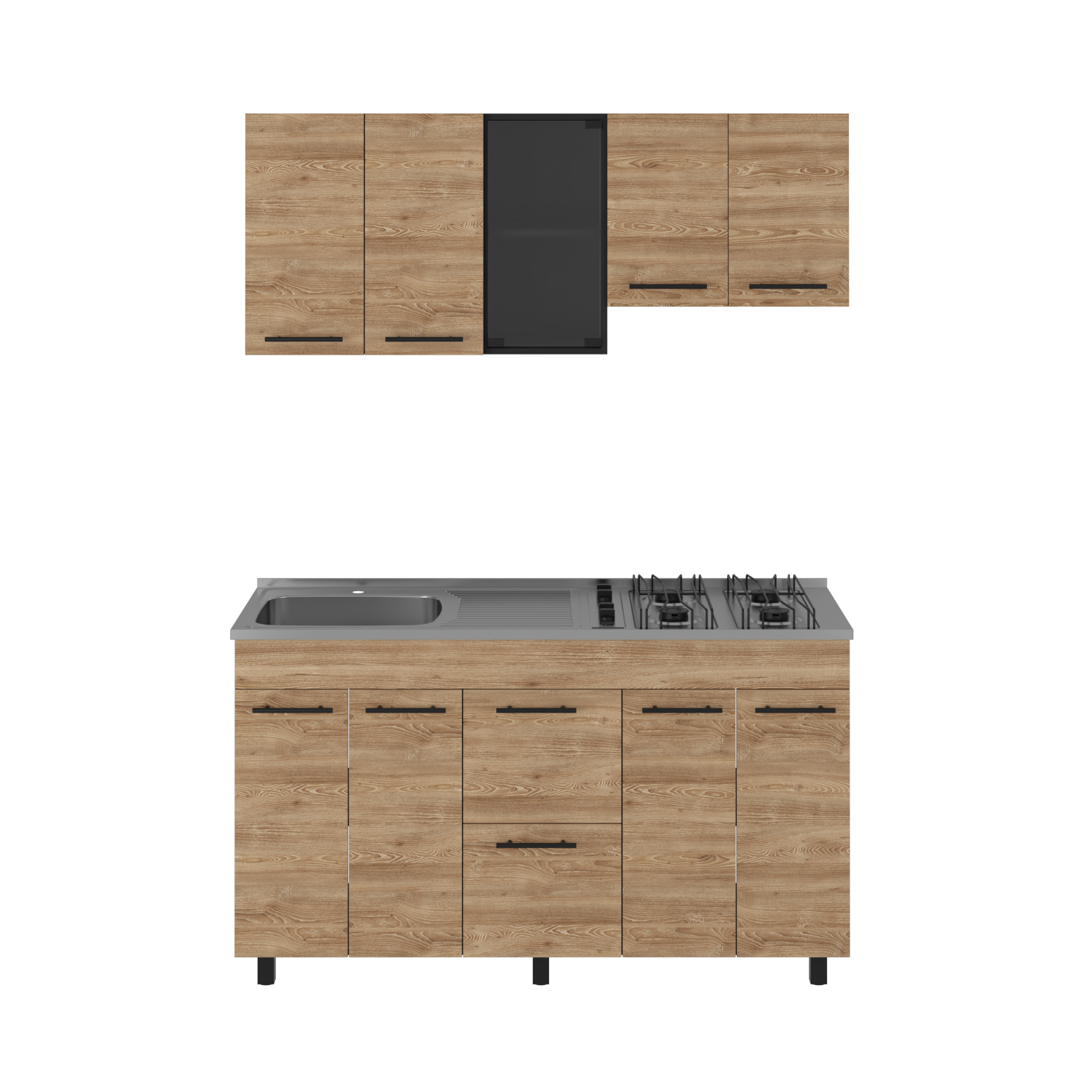 COCINA 150 LUNA (M. IZQ) (3C) WENGUE+MI