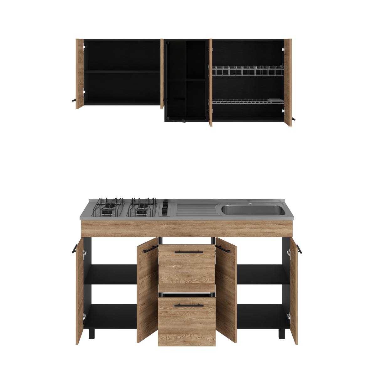 Luna Integral Kitchen, Includes Right Mesón