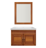 Mueble De Baño + Espejo De Aluminio 60 cm