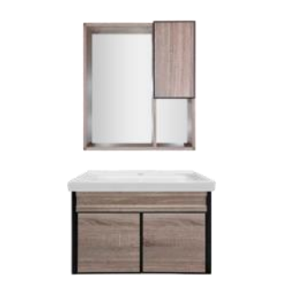 Mueble De Baño + Espejo De Aluminio 60 cm