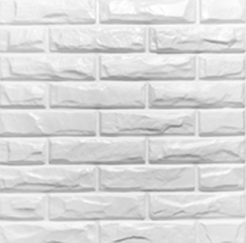 PANEL 3D PVC 500x500mm BLANCO MATE