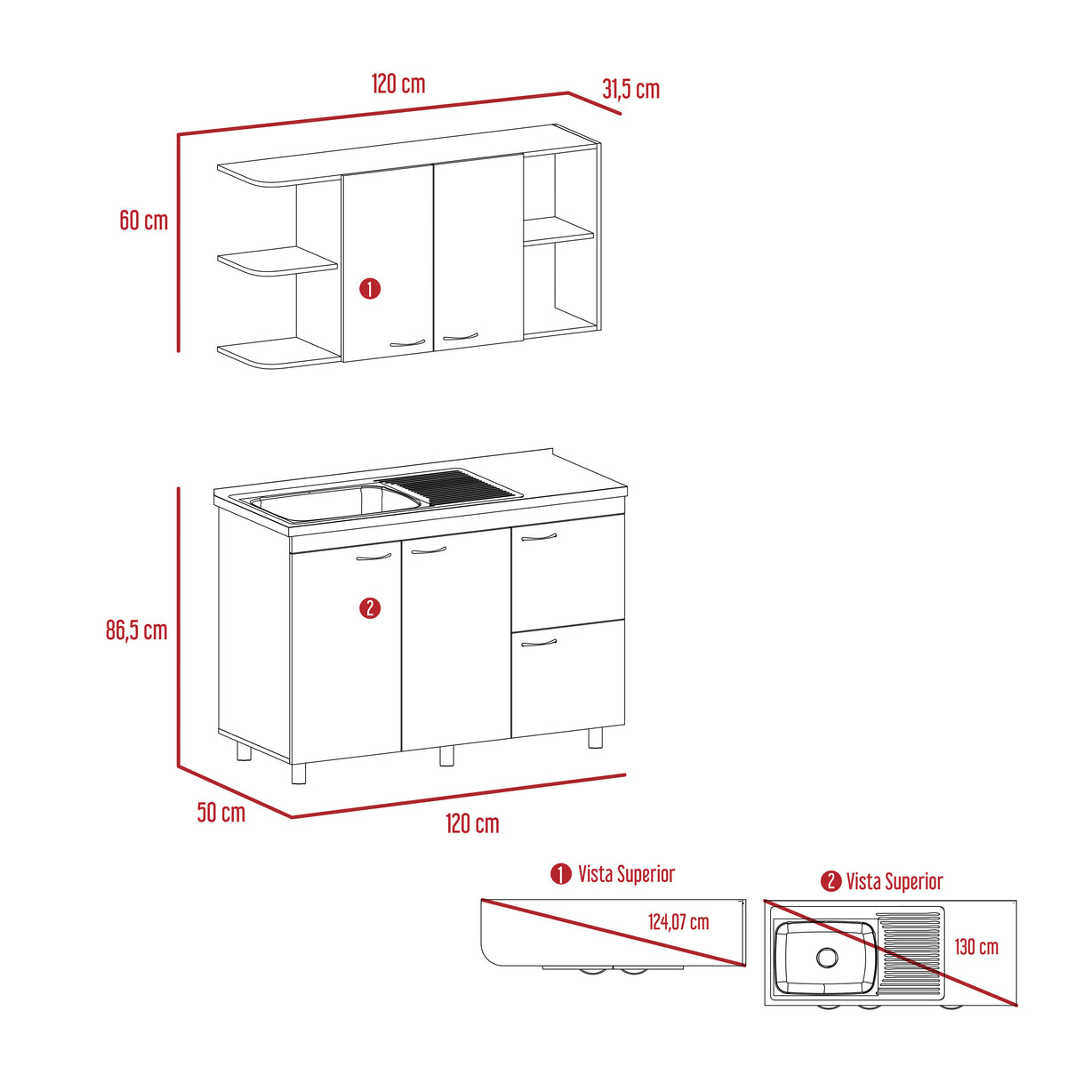 Elica Integral Kitchen Includes Meson To The Right