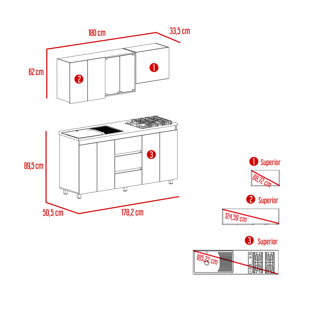 Vimo Integral Kitchen, Includes Meson Izquierdo