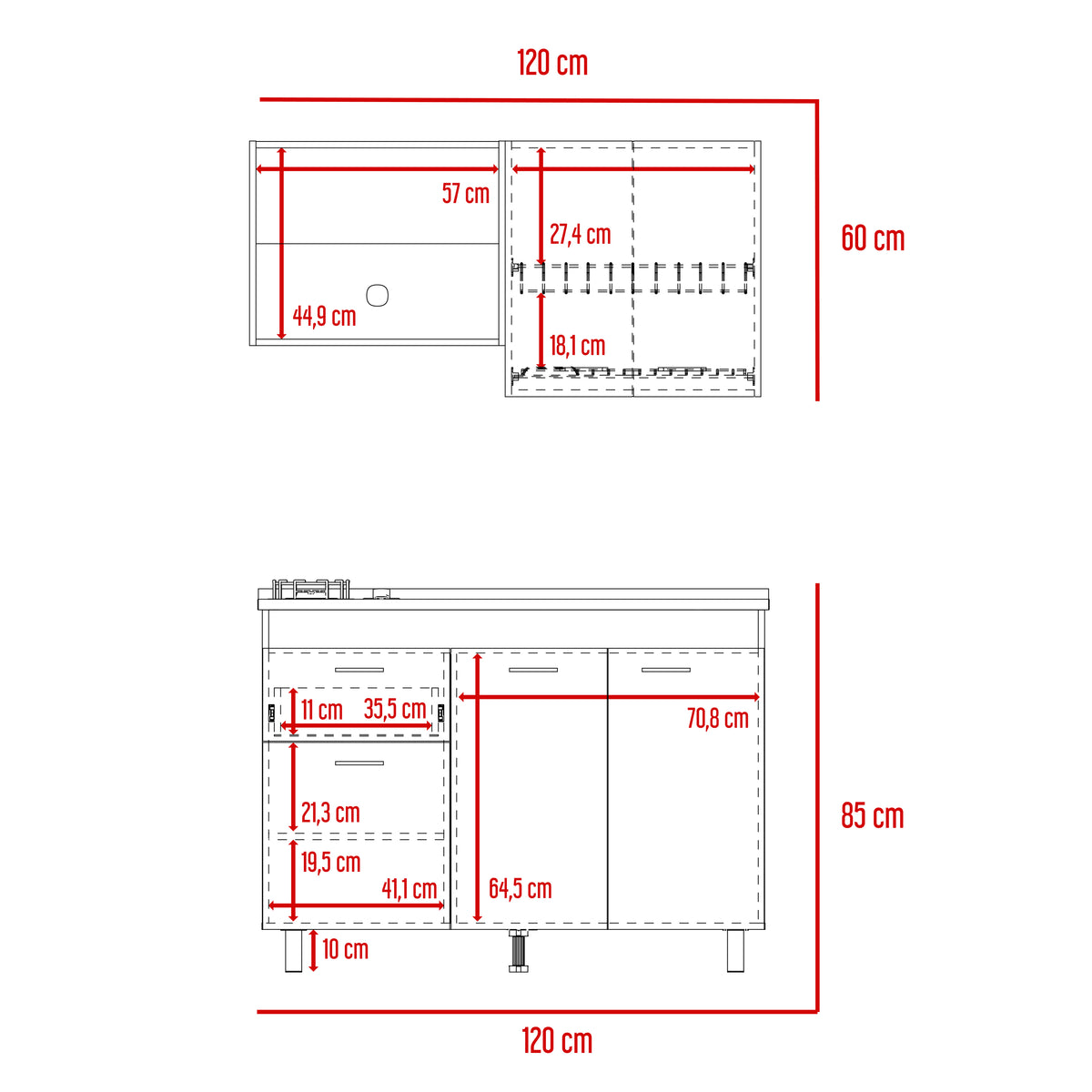 Rossi Integral Kitchen, Includes Right Meson