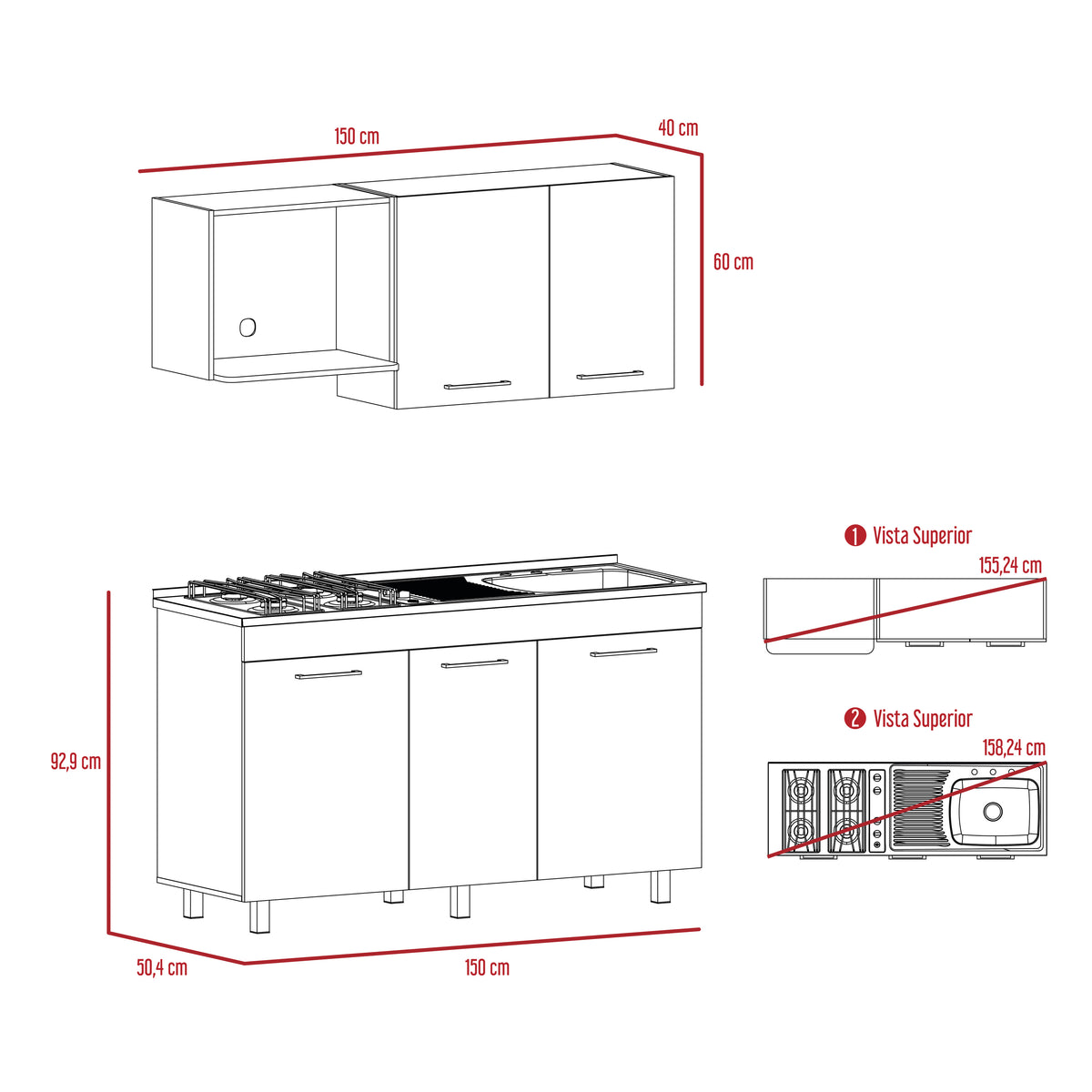 Miro Integral Kitchen Includes Meson To The Right